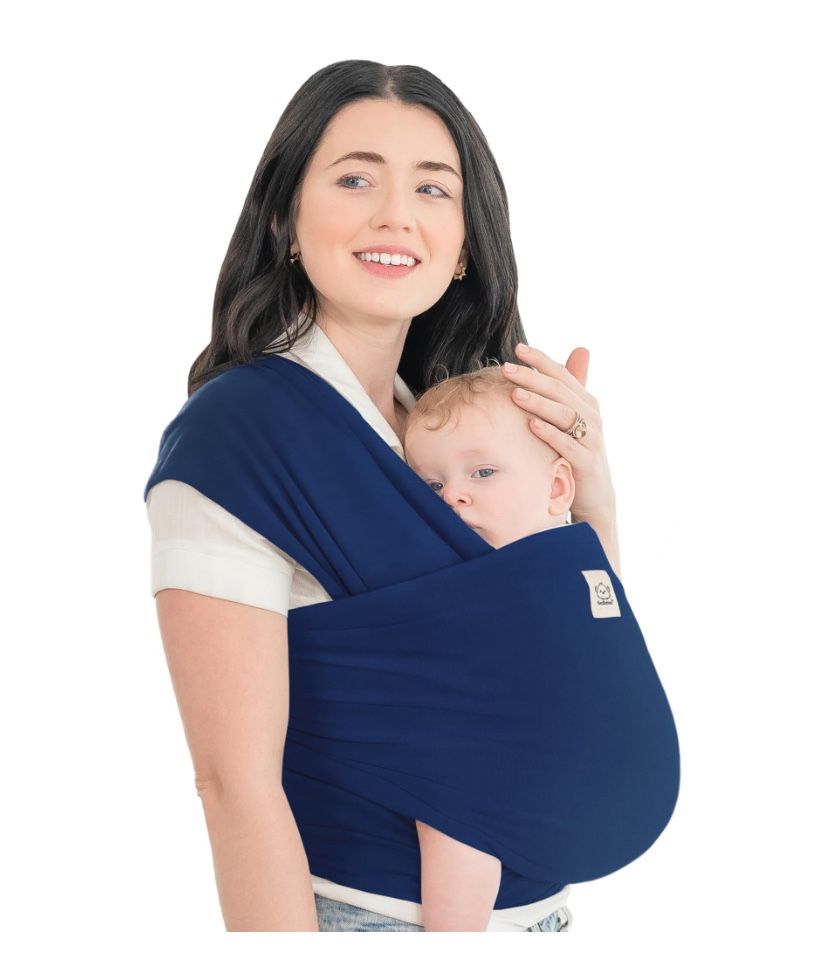 KeaBabies Baby Wrap Carrier - All In 1 Original Baby Carrier Newborn To Toddler Sling, Easy To Wear, Hands Free Bonding, Lightweight, Breathable Infan