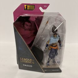 League of Legends Official 4-Inch Yasuo Collectible Figure 