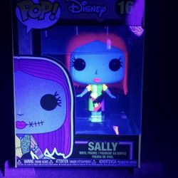 Nightmare Before Christmas “Sally”  Blacklight Funko Pop