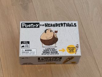 Poetry for Neanderthals