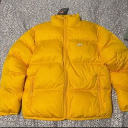 NEW Small Nike Yellow Puffer w Tags