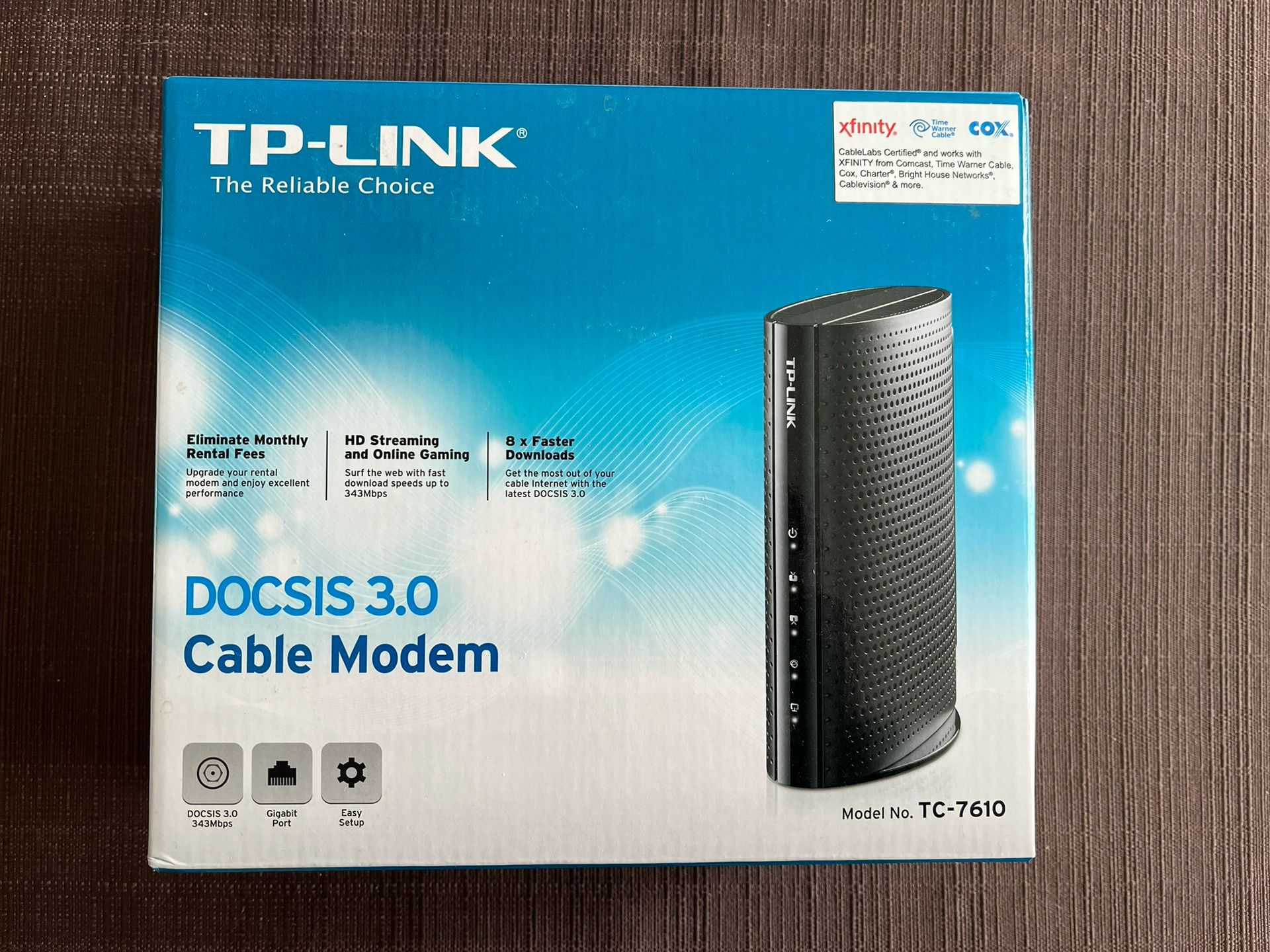 Tp Link Cable Modem Works With Xfinity