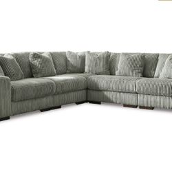 New 5 Pc FOG grey LINDYN SECTIONAL