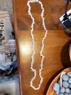 Clear quartz beads 36 inch strand