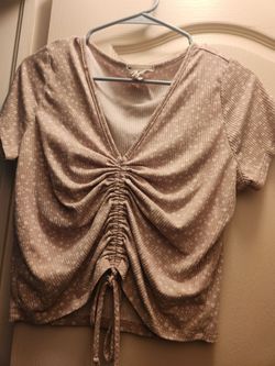 New xl womens blouse pink flowers