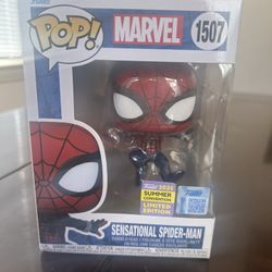Funko Pop Sensational Spider-Man 2025 Summer Convention Limited Edition 