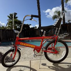Raleigh Chopper MK3 – Perfect Condition – Red/Chrome – Retro Classic