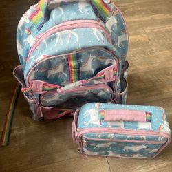 Pottery Barn Backpack And Lunchbox Set, Large Backpack