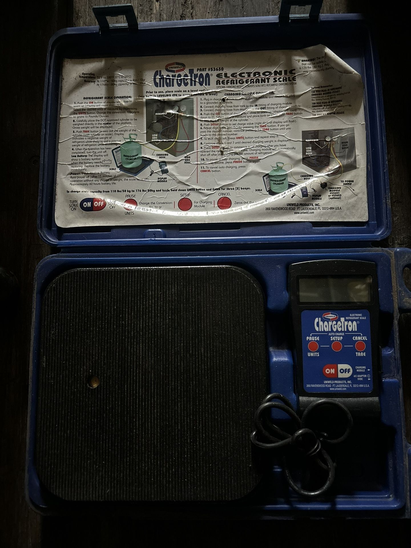 Electronic Refrigerant Scale