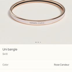 18k Gold plated Hermes Uni bangle 