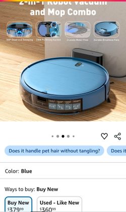 Robot Vacuum and Mop Combo