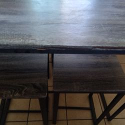 Small Kitchen Table With Four Barstool 