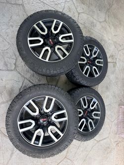 20’ Denali Yukon Sierra Silverado Wheels Tires 6 Lug Nitto Grapplers
