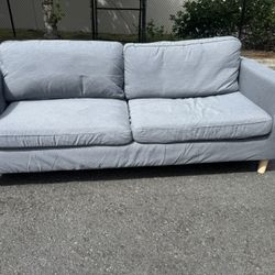 Sofá Couch Gray (Free Delivery)🚚
