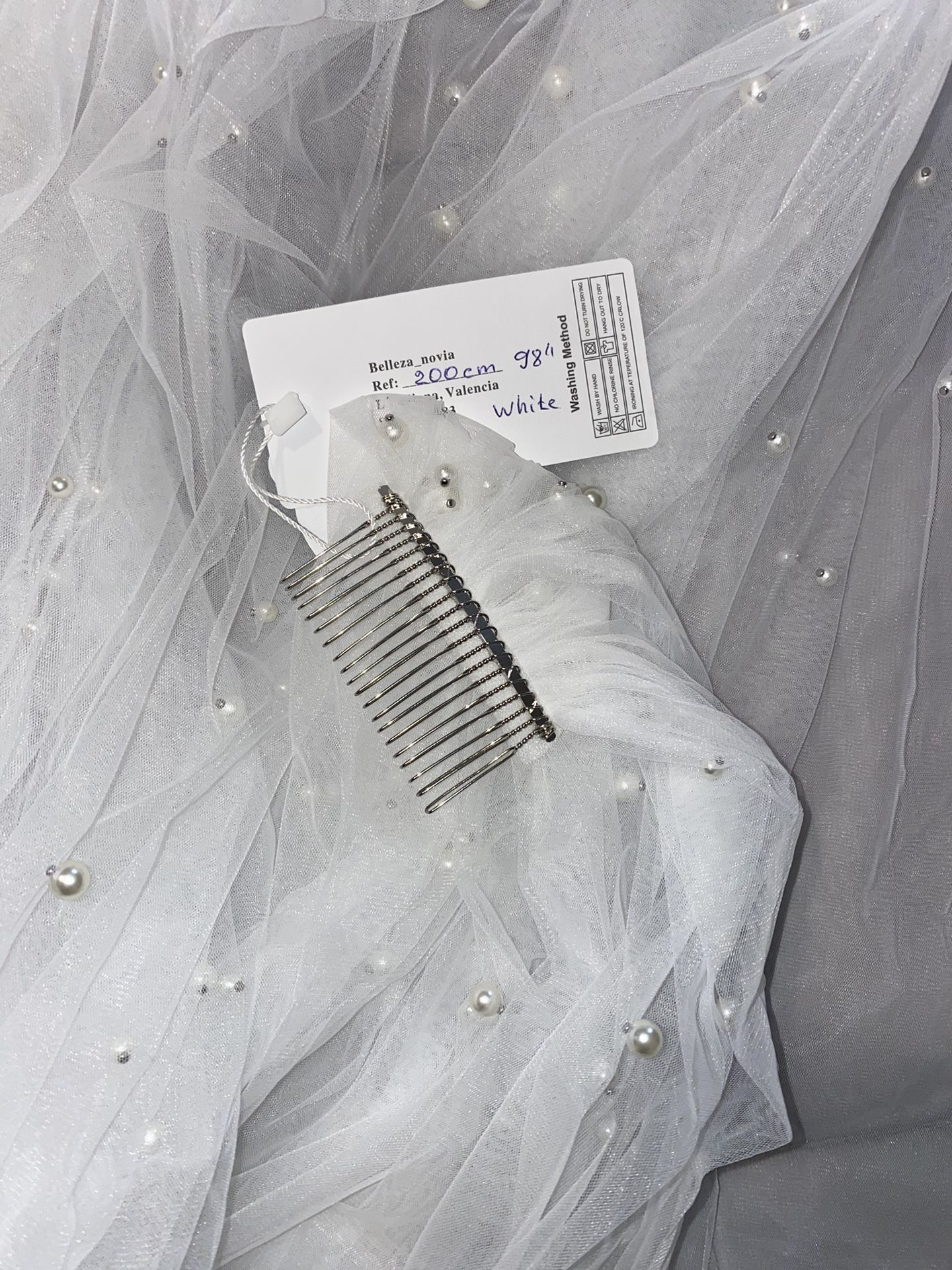 White Wedding Veil