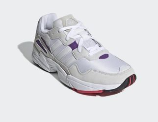 Brand new w tag Adidas yung 96 cloud white active purple shoes