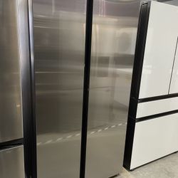 Samsung Bespoke 2 Door Refrigerator In Stainless Steel 