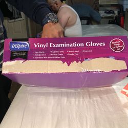 Vinyl Examination Gloves  10 Boxes Of 100