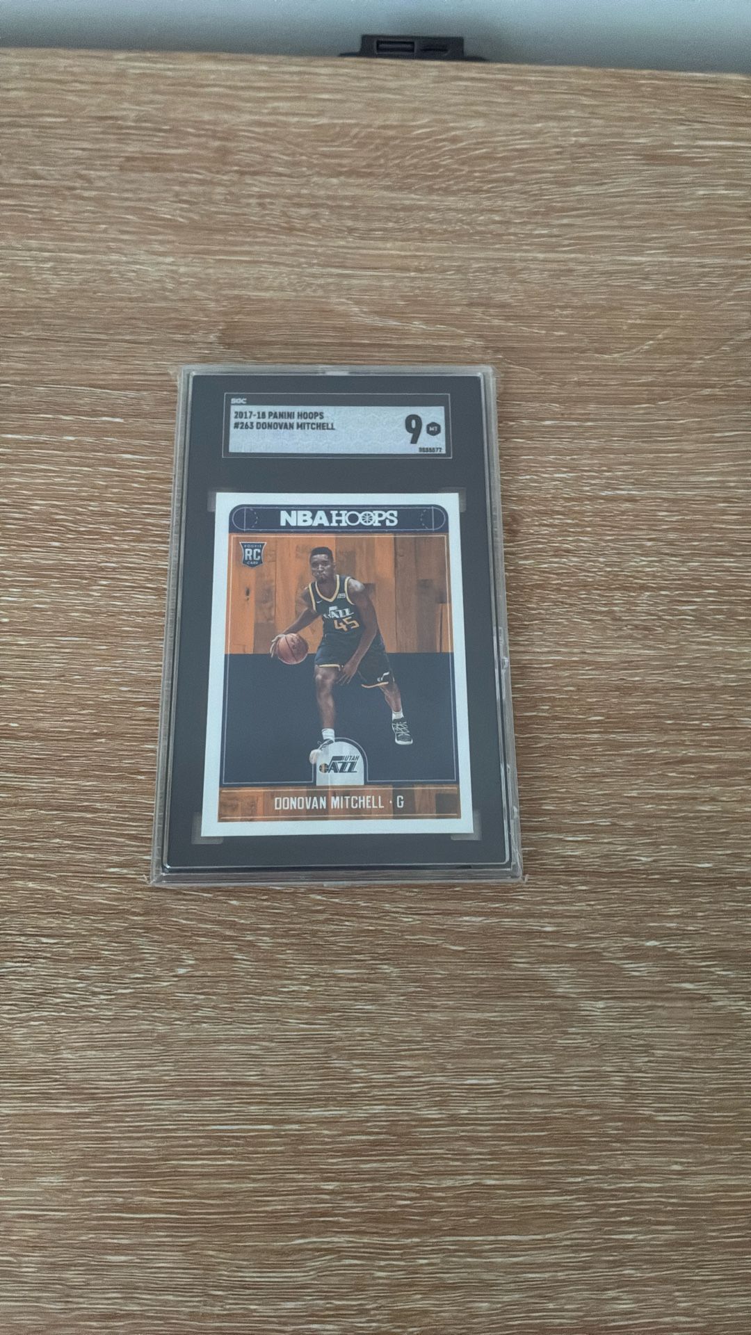 SGC 9 Graded Donovan Mitchell Rookie Card