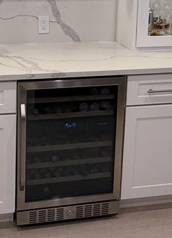 NewAir 46-Bottle Dual Zone Built-In Wine Refrigerator no