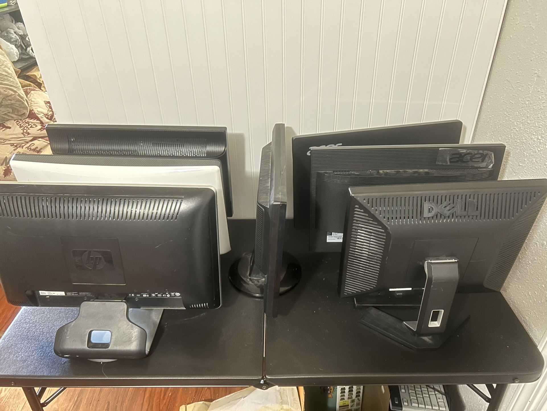 Lot Of Seven Monitors