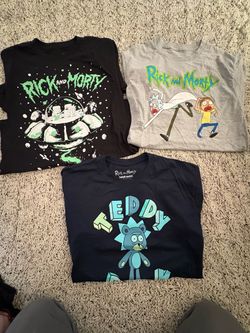 New Rick and Morty shirts without tags