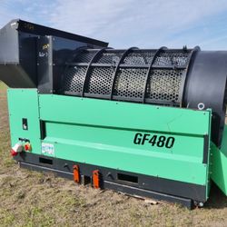 48” GF480 SOIL DIRT TROMMEL SCREEN ROCK SCREENER