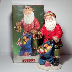 Christmas Santa Figure Collectable 14.75"