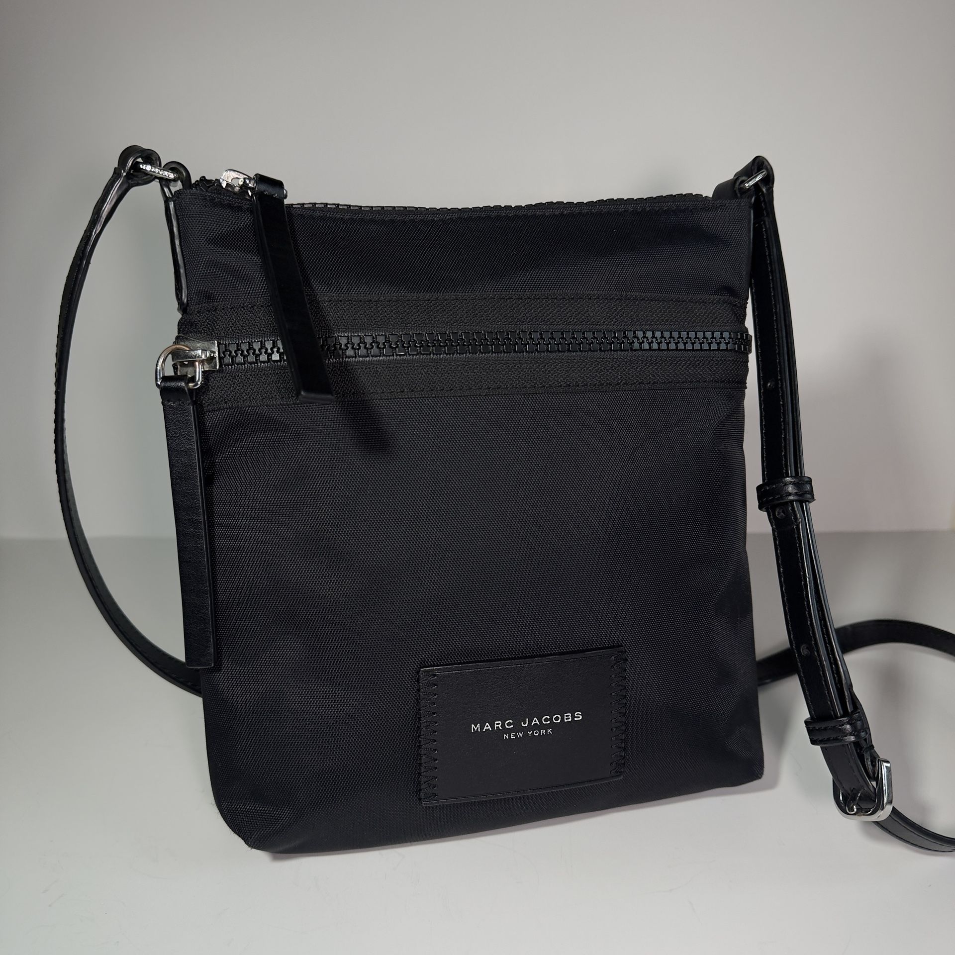 Marc Jacobs Crossbody Bag Black Nylon Shoulder Side Bag