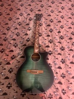 Ibanez electric and acoustic guitar