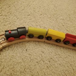 Train Tracks And Cars