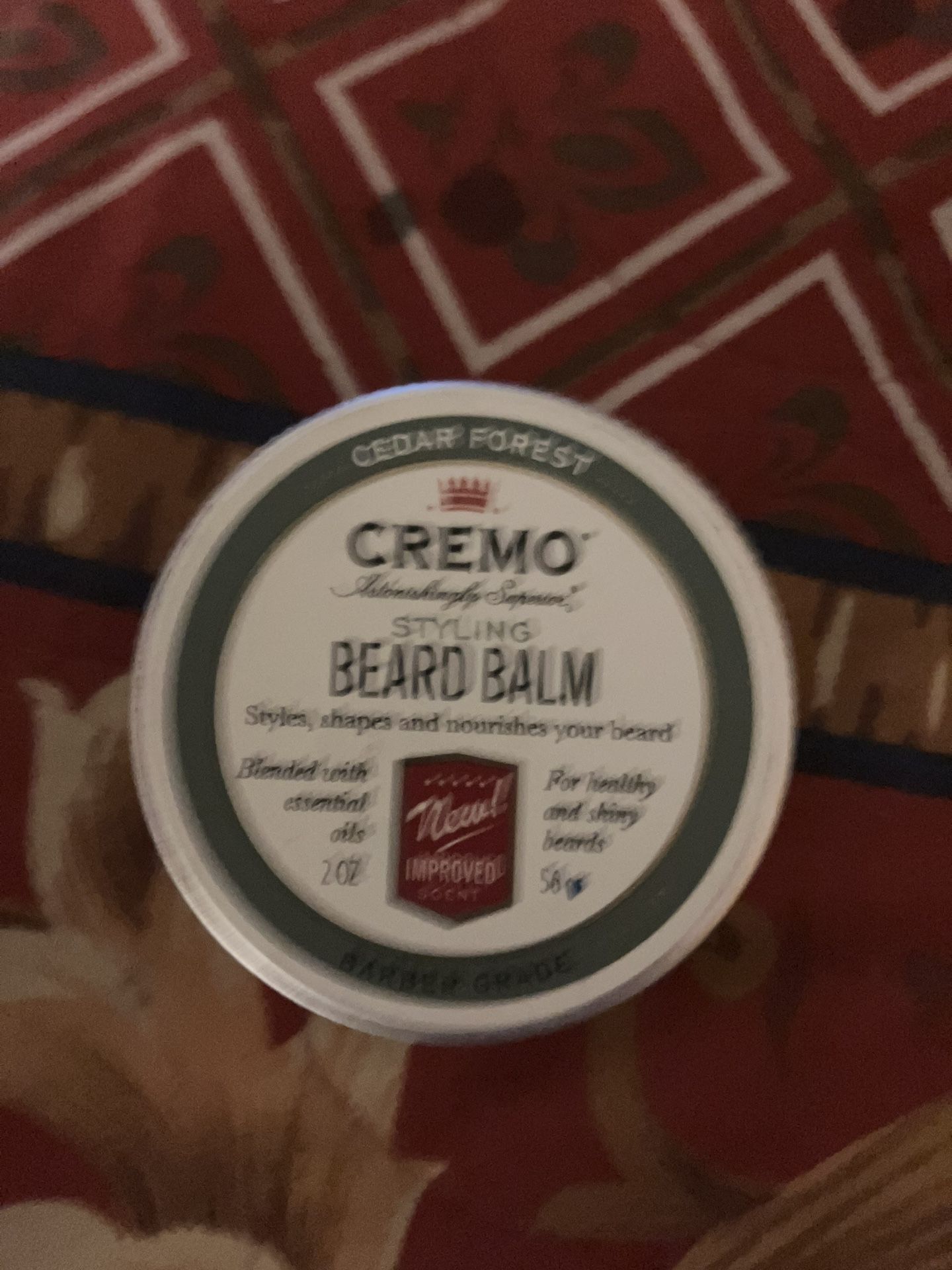 Brand New! Cremo Beard Balm, Cedar Forest! 