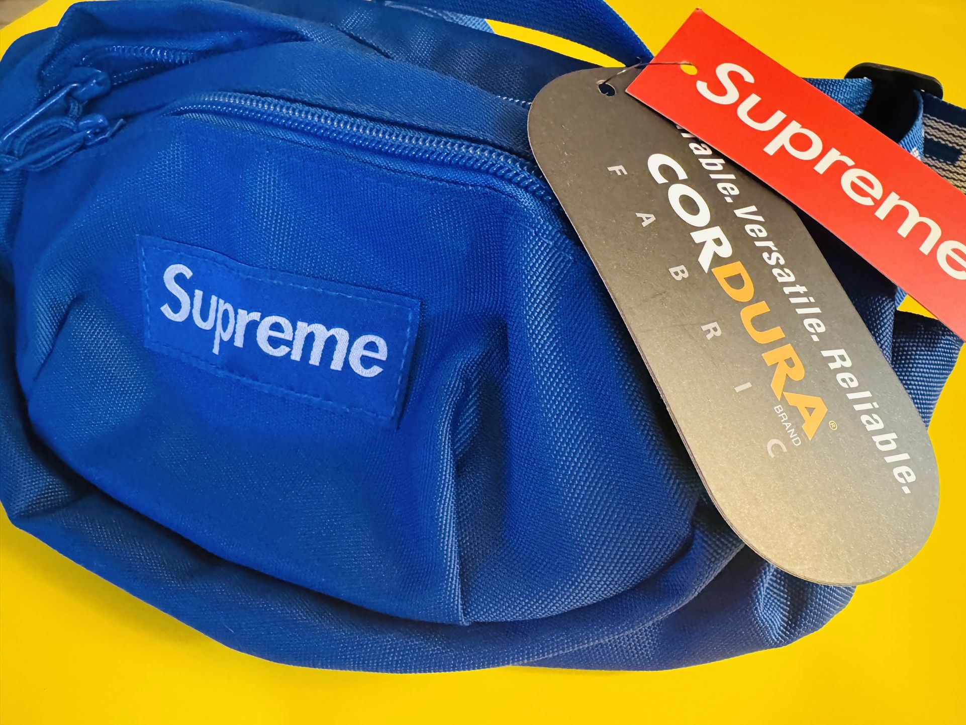 Supreme Blue Waist Bag Cross Body (SS 18) 44th -New