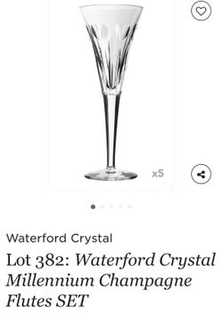 Waterford Champagne Flutes