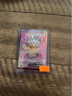 Pikachu ex Pokemon card