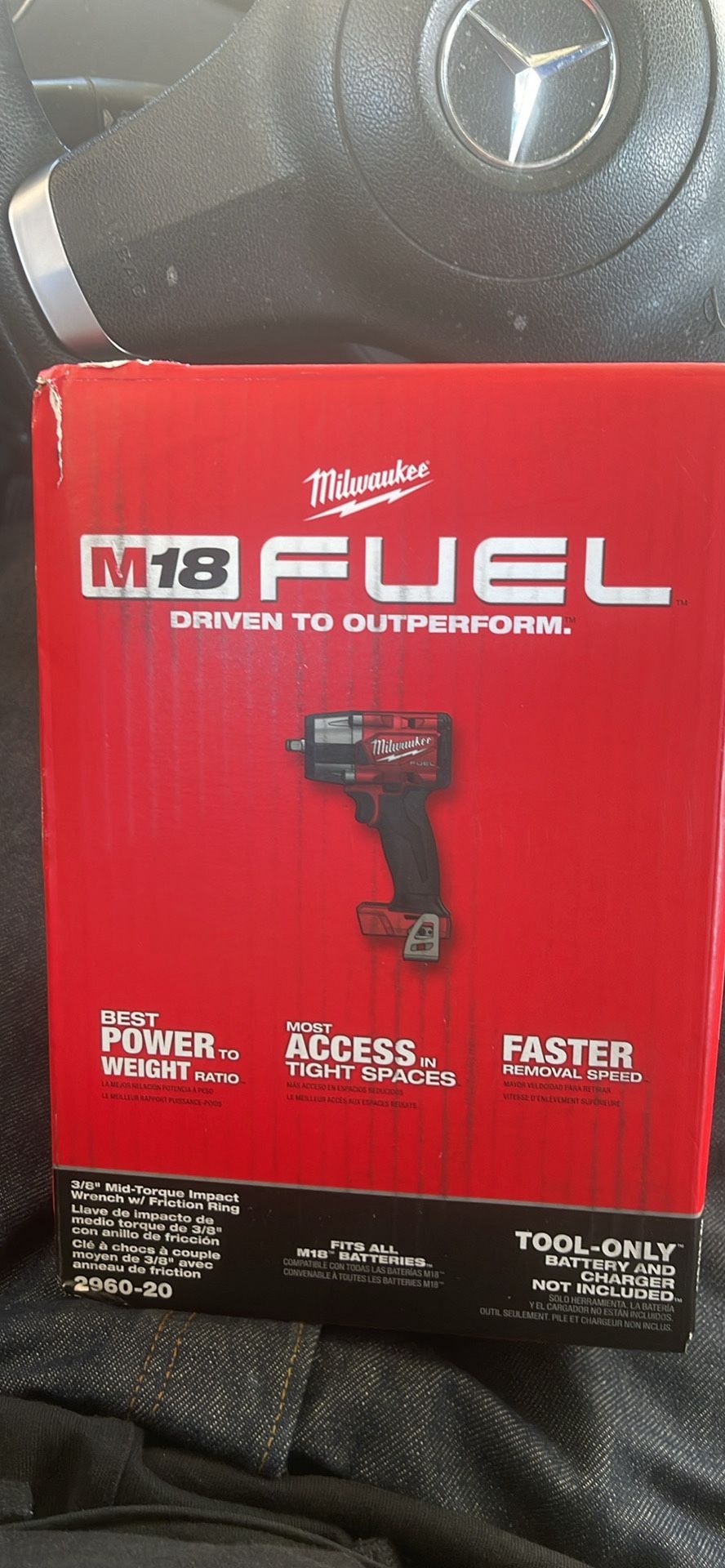 3/8” Mid Torque Milwaukee Impact Wrench