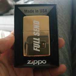 Full Send Zippo Lighter