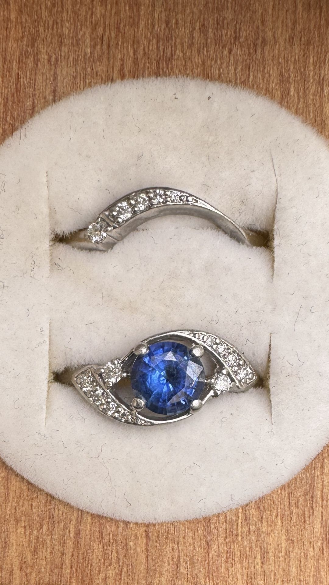 Brilliant Earth Sapphire Wedding Set, Platinum