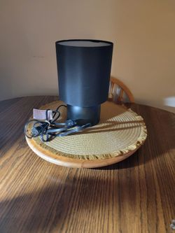 Small Black Lamp
