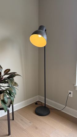 Modern floor lamp dark gray