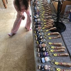 25 NEW Labubu Keychains ($2.50 Each When Buy All-selling As Set For $65) Includes Spinning Holder (ALL for 65 FIRM-can Easily Resell+Make Money