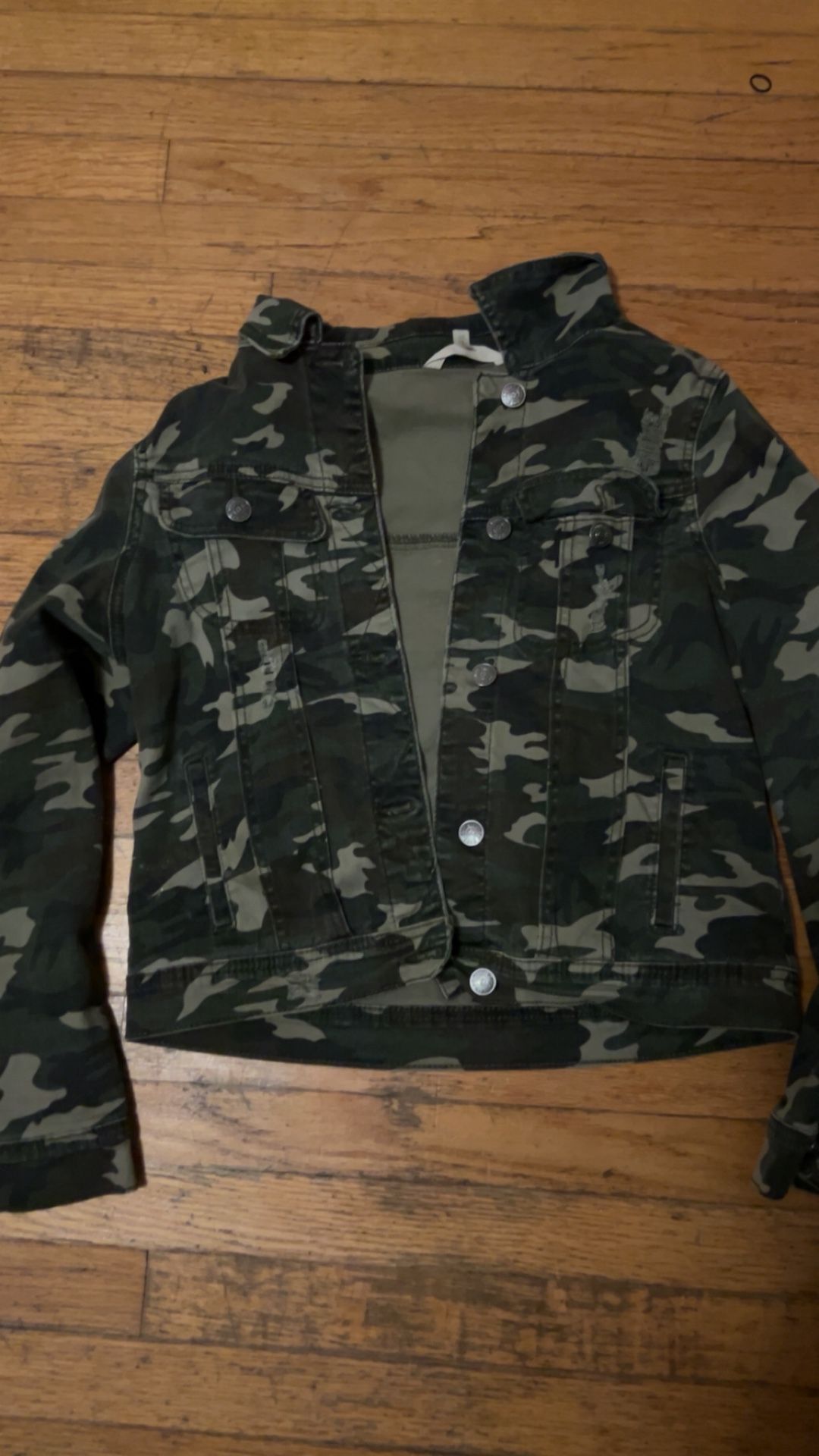Camo Jean Jacket