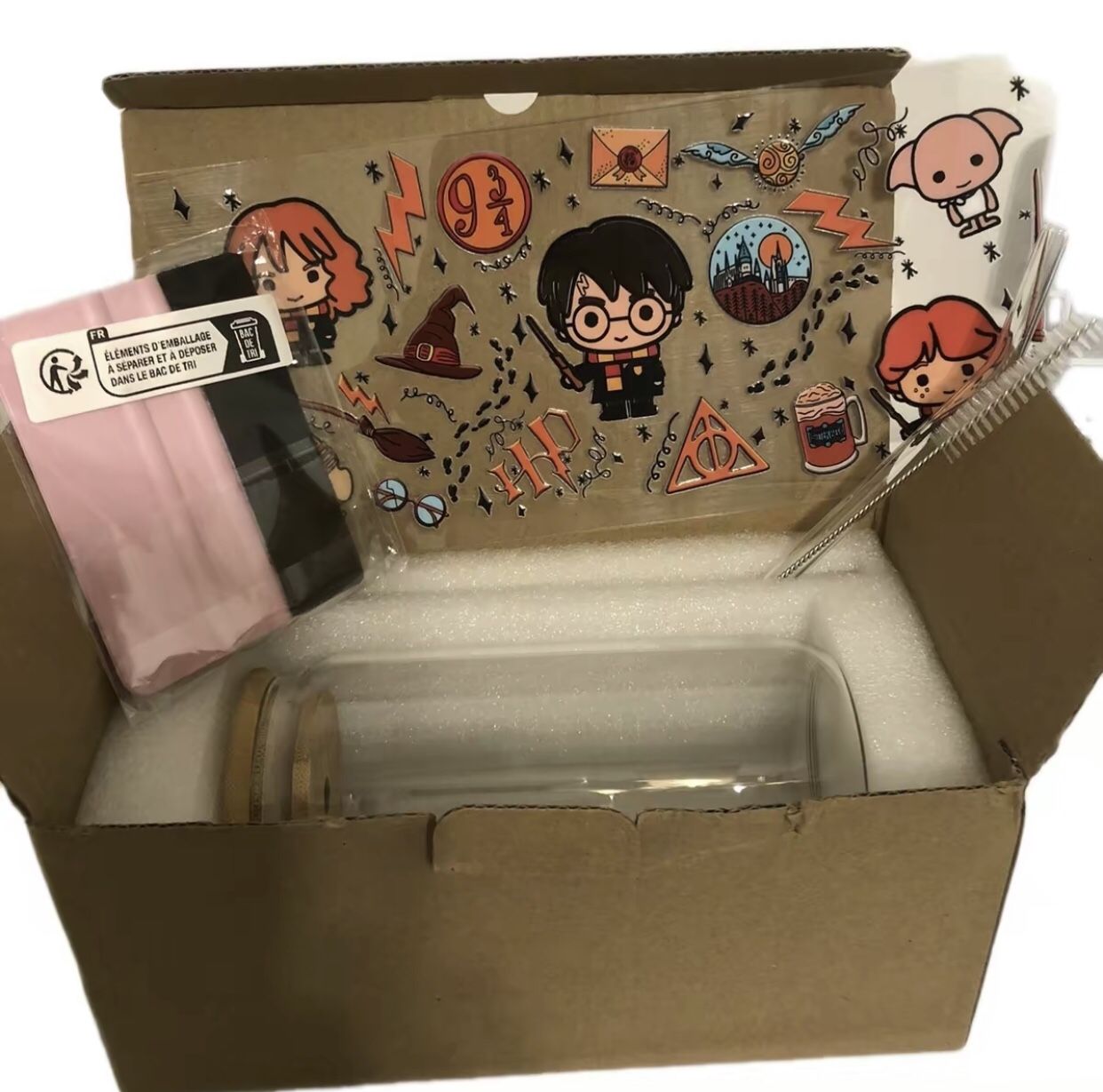 Diy Starter Kit Box Includes |Cup|Lid|Straw|Brush|Application Tool|UVdtf Wrap