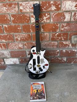 Nintendo Wii guitar hero guitar