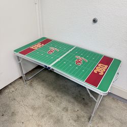 USC retired Wild Sales 4 Foot Portable Tailgate – Camping - Pong Table – Very Good Condition