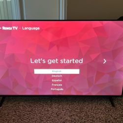 43” TCL 4K Roku TV