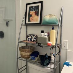 Over the toilet bathroom shelf/organizer 