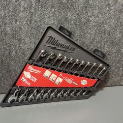 Milwaukee Combination Metric Wrench Mechanics Tool Set (11-Piece)