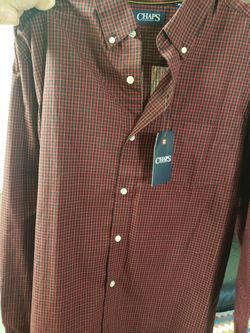 Chaps xl plaid shirt