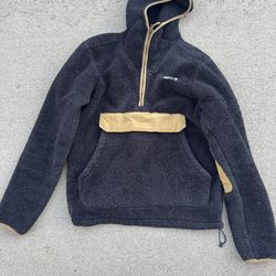 Mens The North Face Campshire Sherpa Fleece Hoodie Hooded Jacket Coat sz XS